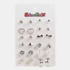 12 Pairs Charming Ears Tops For Girls