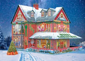 3D Christmas House Puzzle