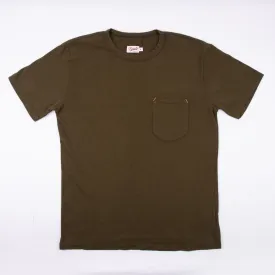 9 oz Pocket Tee | Olive | Freenote Cloth