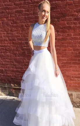 A-line Prom Dress,Two Piece Prom Dress,Prom Dress for Teens,BD99896