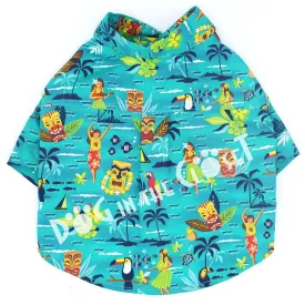 Aloha Teal Hawaiian Shirt