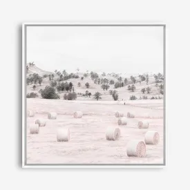 Australian Farm II (Square) Canvas Print