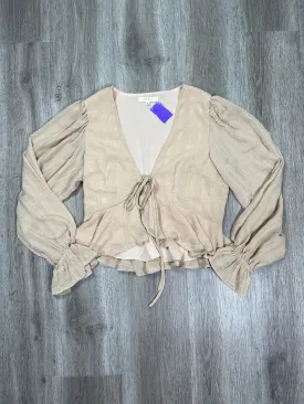 Beige Top Long Sleeve Mable, Size S