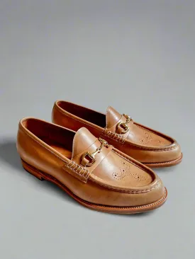 Bright Shoemakers, Horse-Bit Loafer, Cream (SAMPLE)