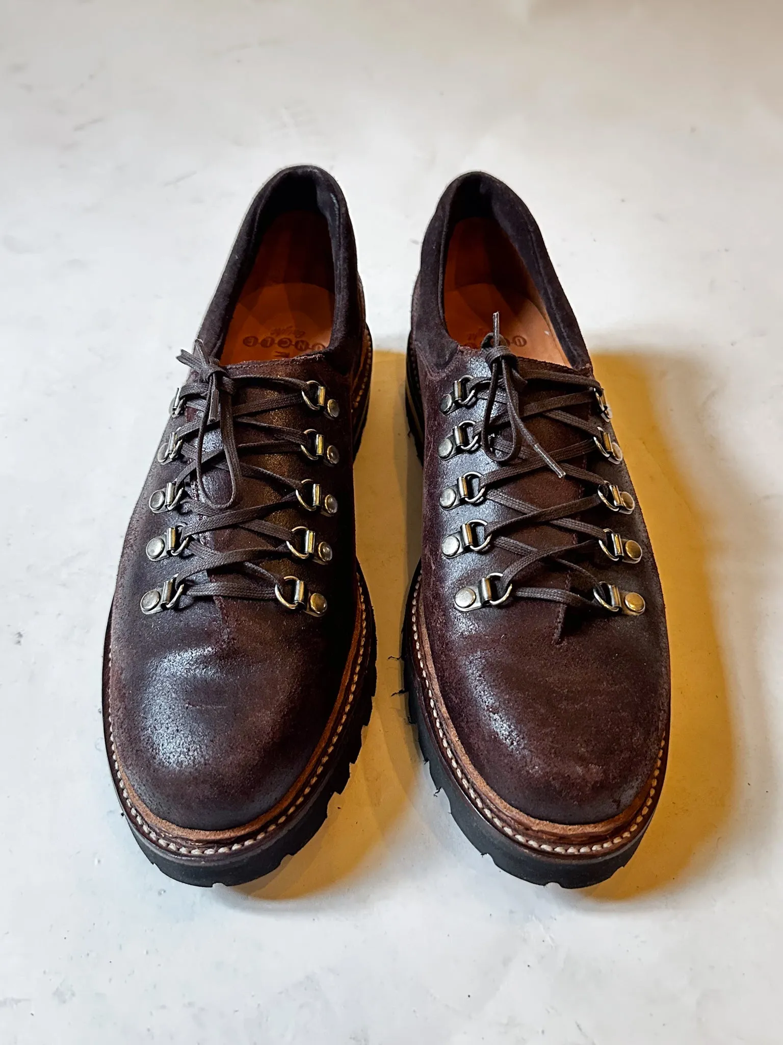 Bright Shoemakers, Mountain Shoe, Brown Roughout (SAMPLE)