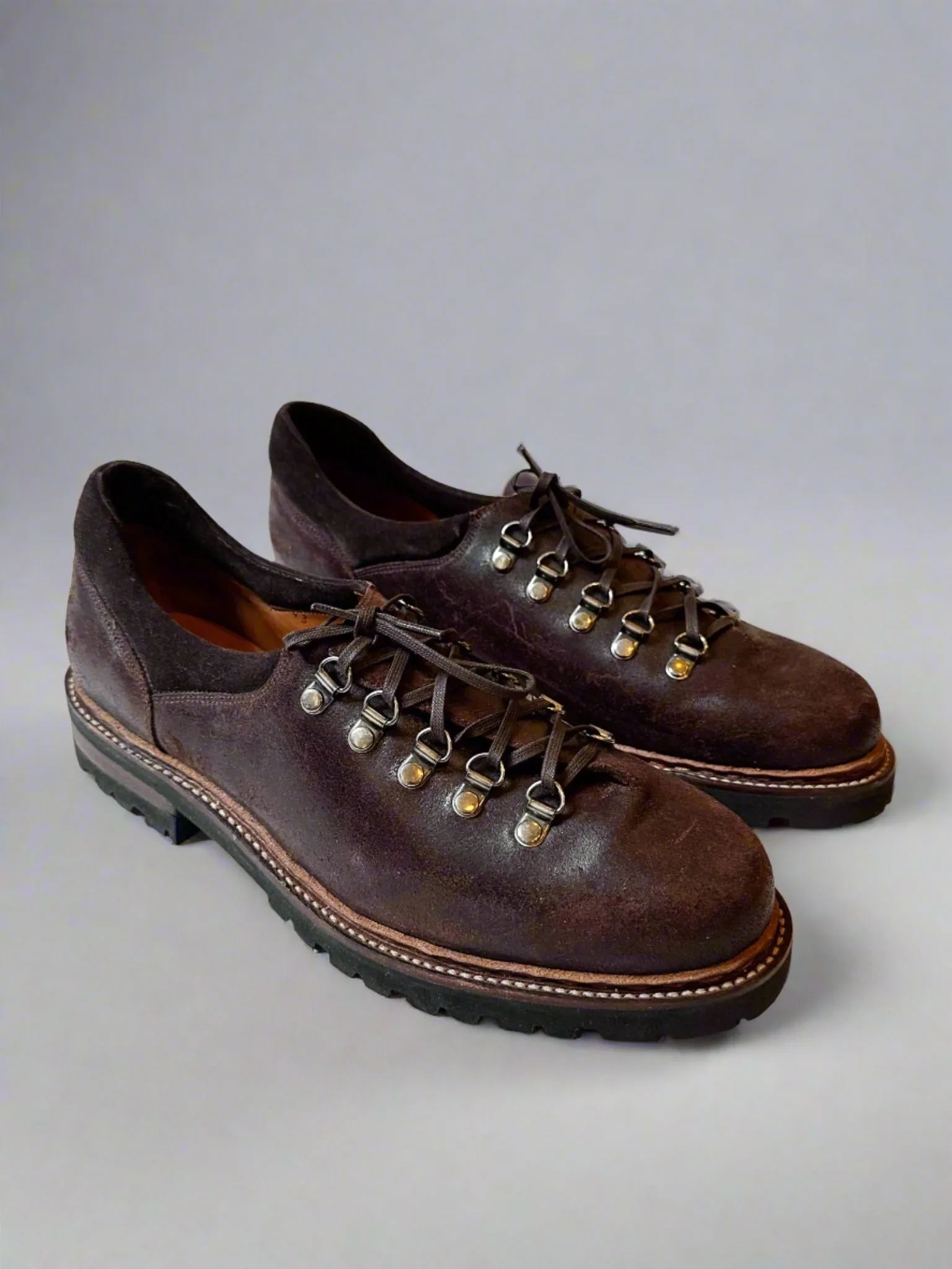 Bright Shoemakers, Mountain Shoe, Brown Roughout (SAMPLE)