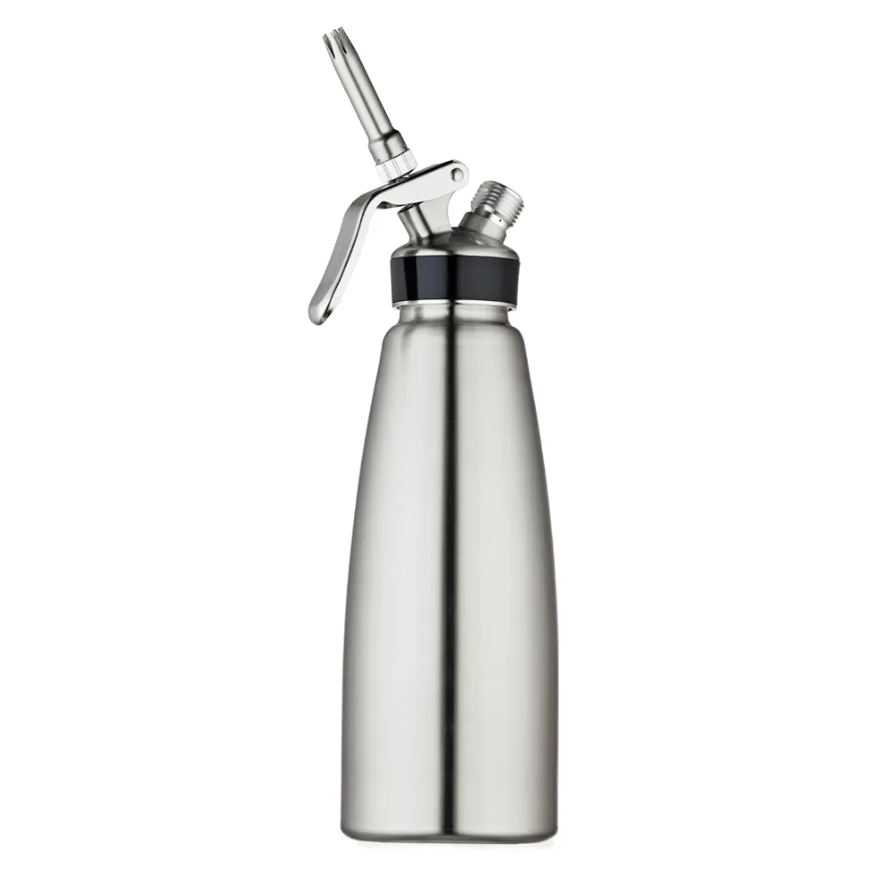 Browne 1 Qt Mosa Whip Cream Dispenser, Stainless Steel