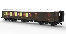 Darstaed D25-05B Finescale O Gauge All Steel Type K Pullman Brake 3rd Coach '78' (Pre-order)