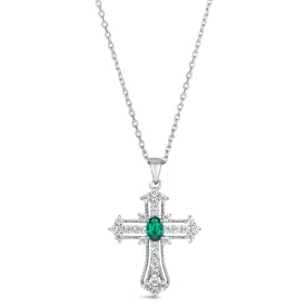 Eternal Life Cross Necklace