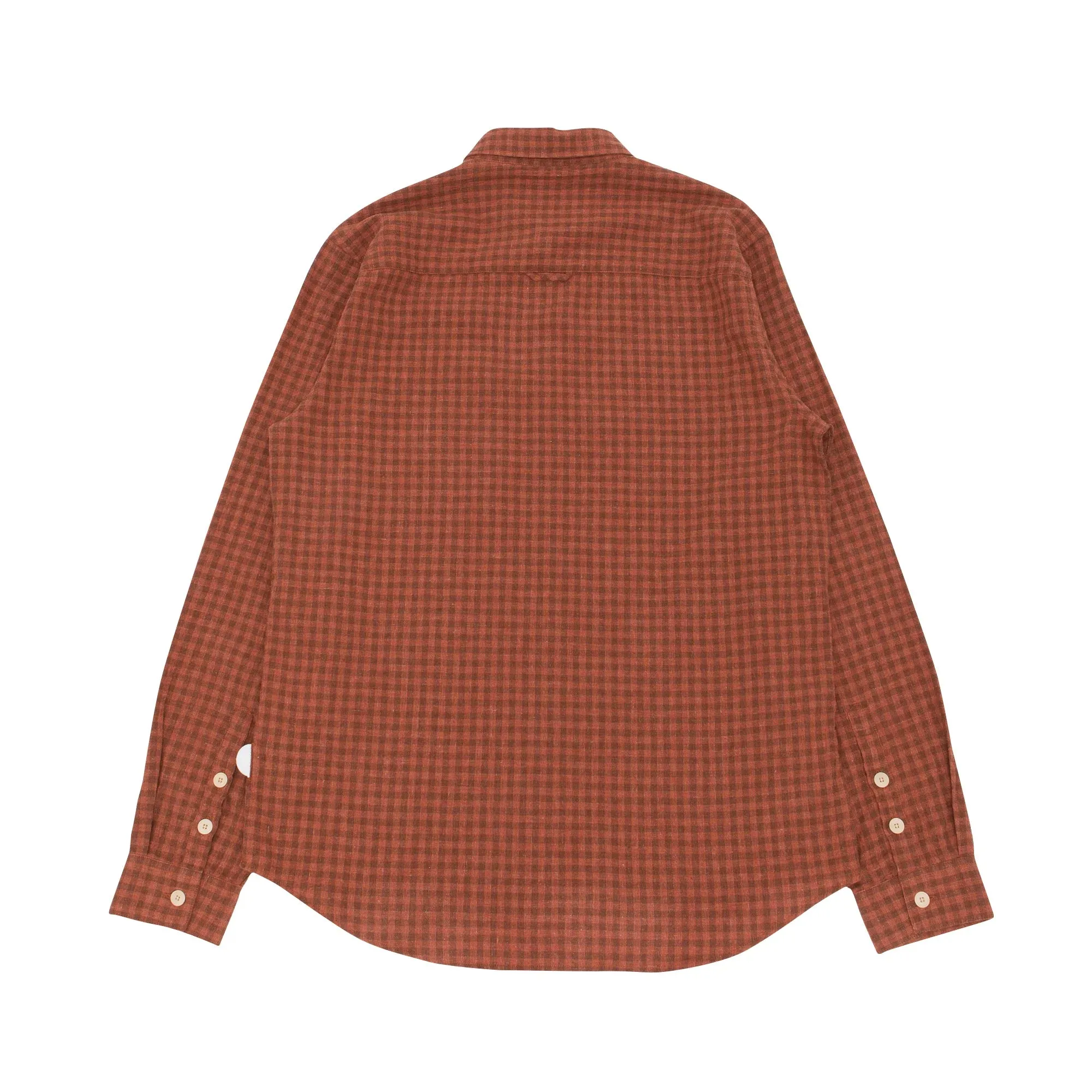 Folk Relaxed Fit Shirt Rust Gingham