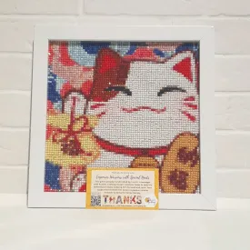 Fortune Cat Diamond Art Frame