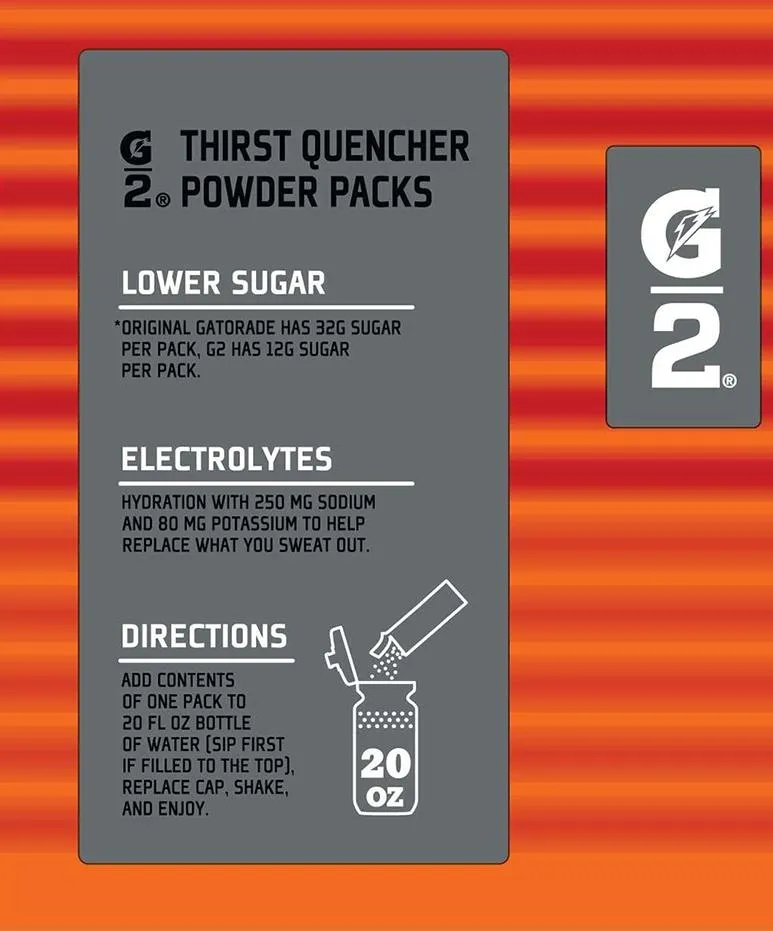 Gatorade Thirst Quencher Powder Packs (Lower Sugar)