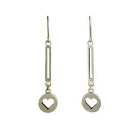 Heart Drop Earrings - Kate Alterio