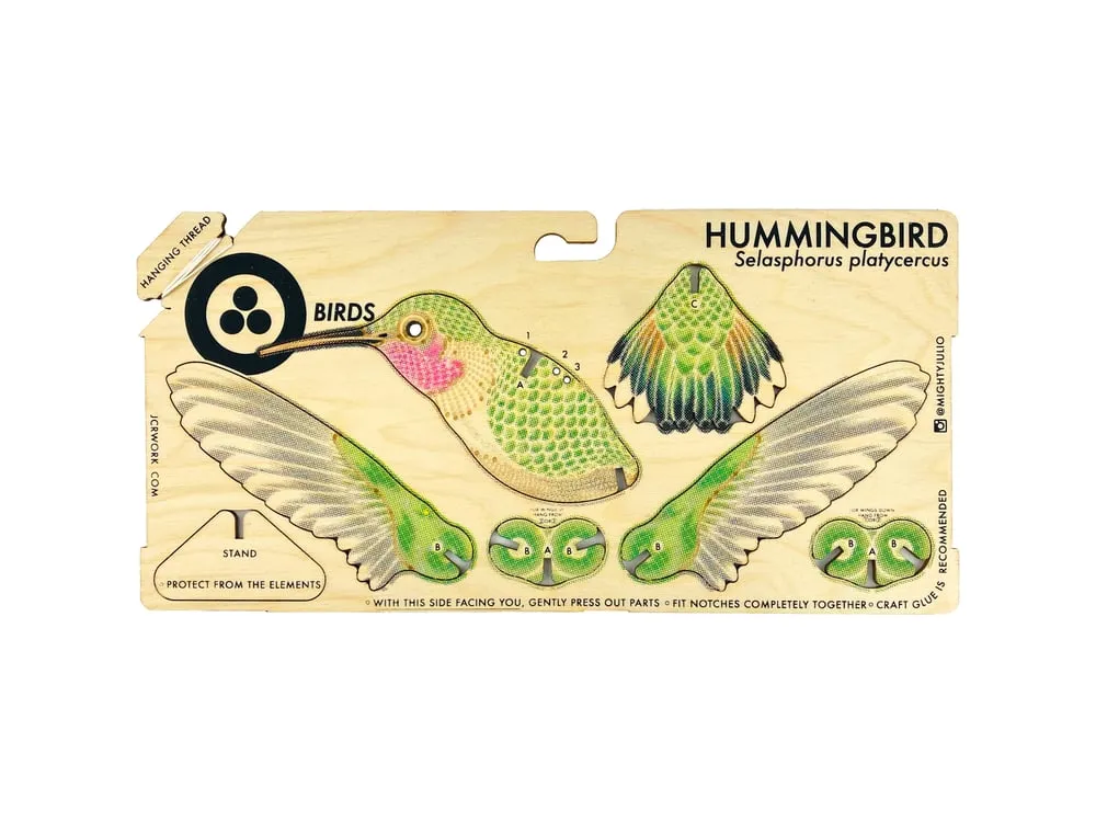 Hummingbird Wooden Mobile