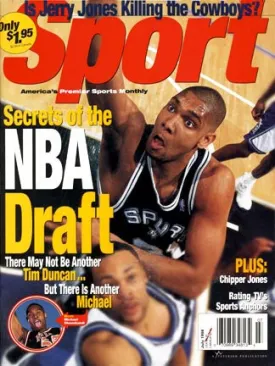 July 1998 Sport Cover (Tim Duncan, San Antonio Spurs)