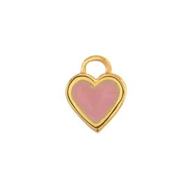 Large Classic Pink Enamel Charm