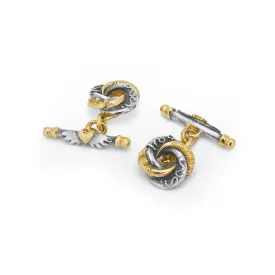 Mini Algerian Loveknot Cufflinks