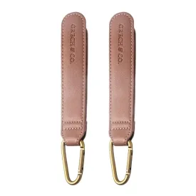 PU Stroller Strap set of 2 - Heather Rose