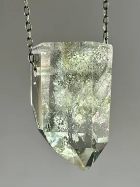 Quartz Crystal with Chlorite Inclusions Necklace