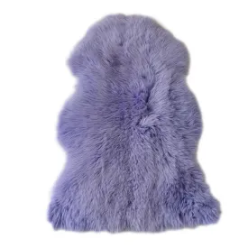 Sheepskin Rug - Lavender Purple - XXL - Long Wool Australian Merino Sheepskin Rug