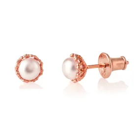 Silver Rose Gold Plated Emma Kate Earrings