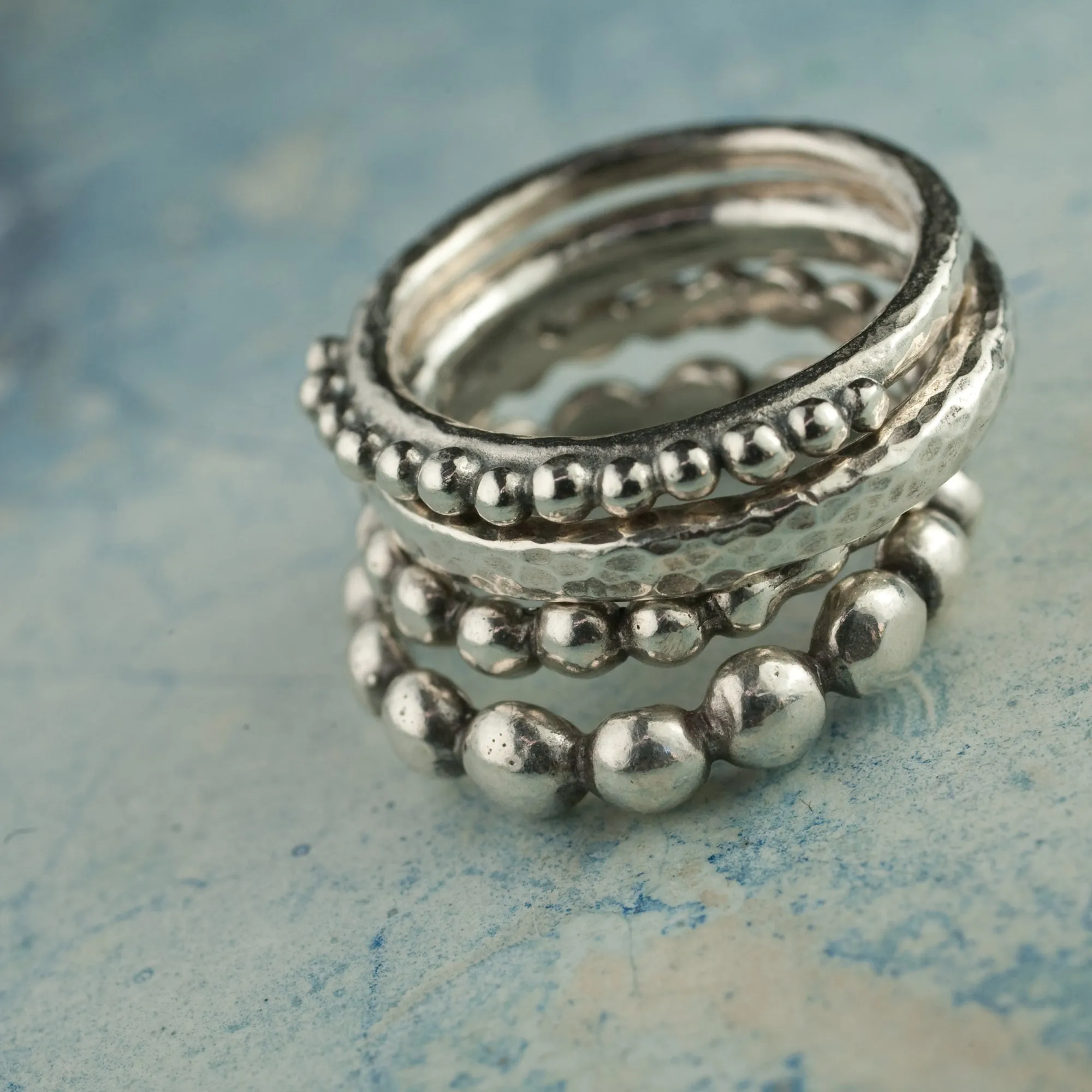 Skinny Pebble Ring