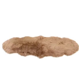 Toffee - Double Length (180 x 65cm) - Long Wool Sheepskin Rug - Australian Merino Sheepskin