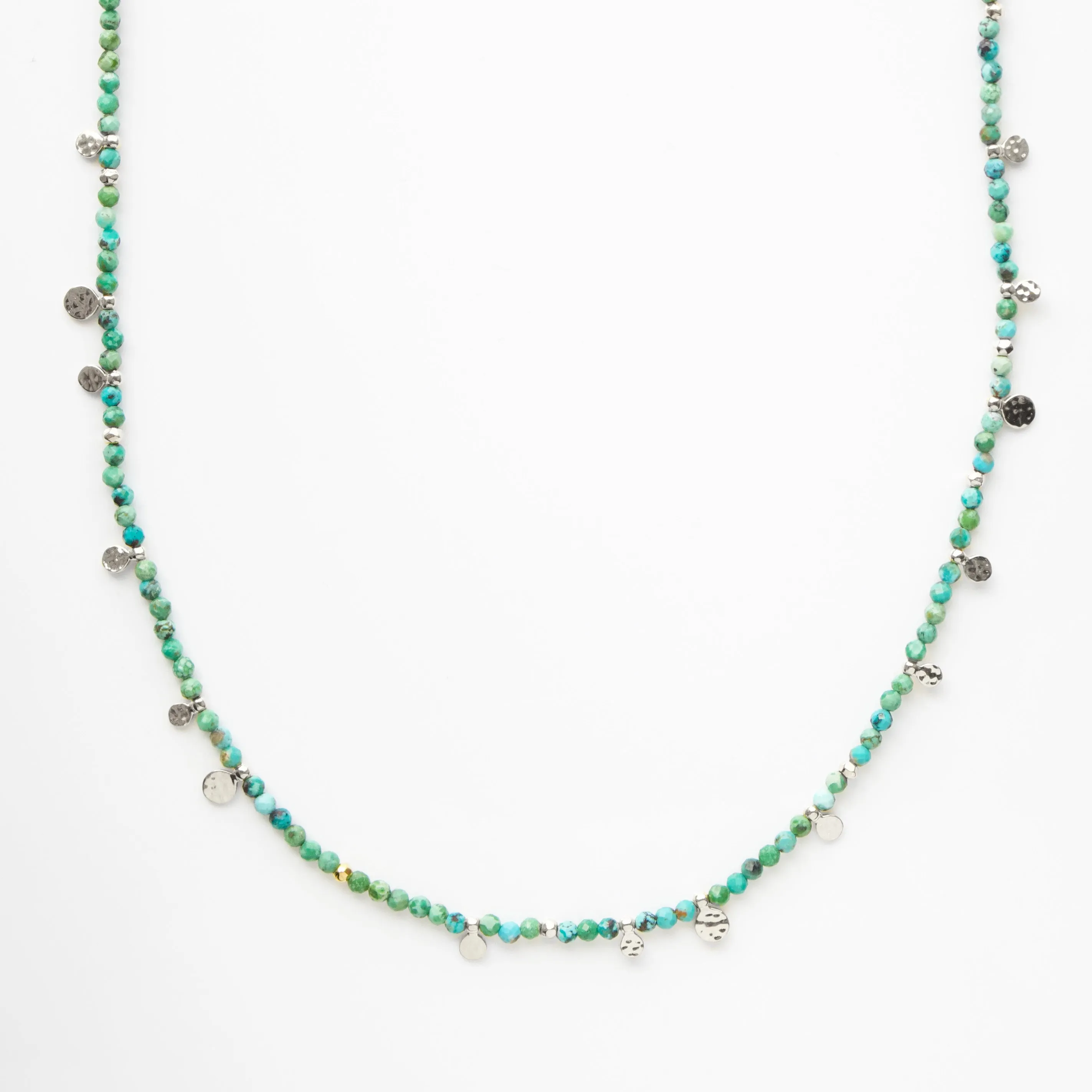 Turquoise Coin Necklace